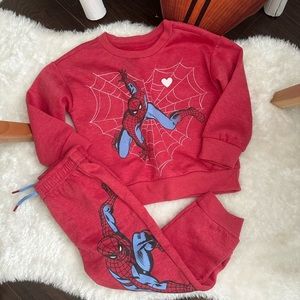 Spider-Man joggers and pullover